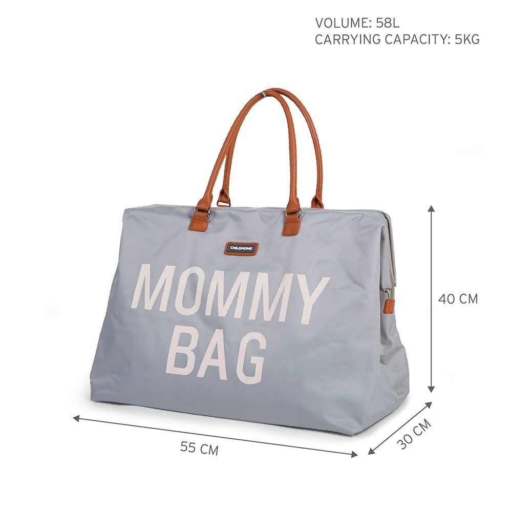 Mommy Bag Grey/off White