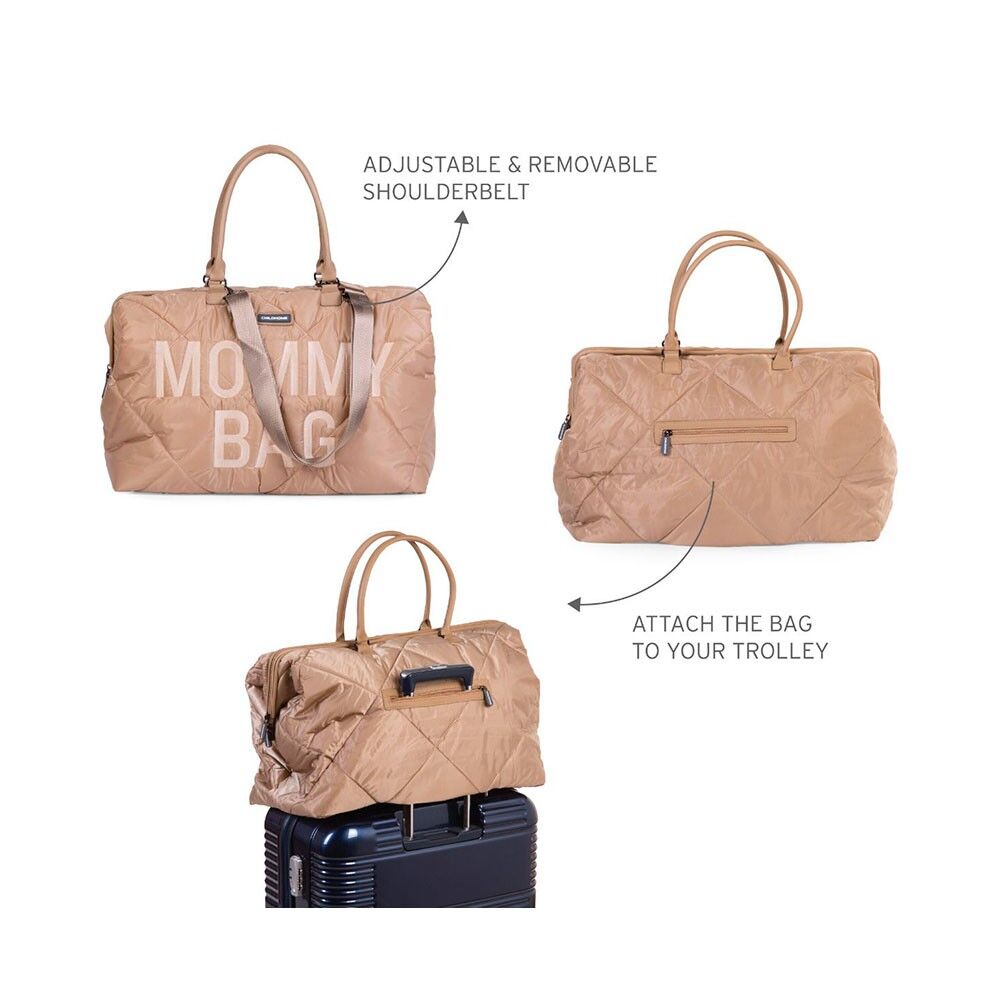Mommy Bag Puffered Beige
