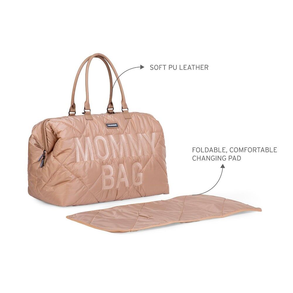 Mommy Bag Puffered Beige