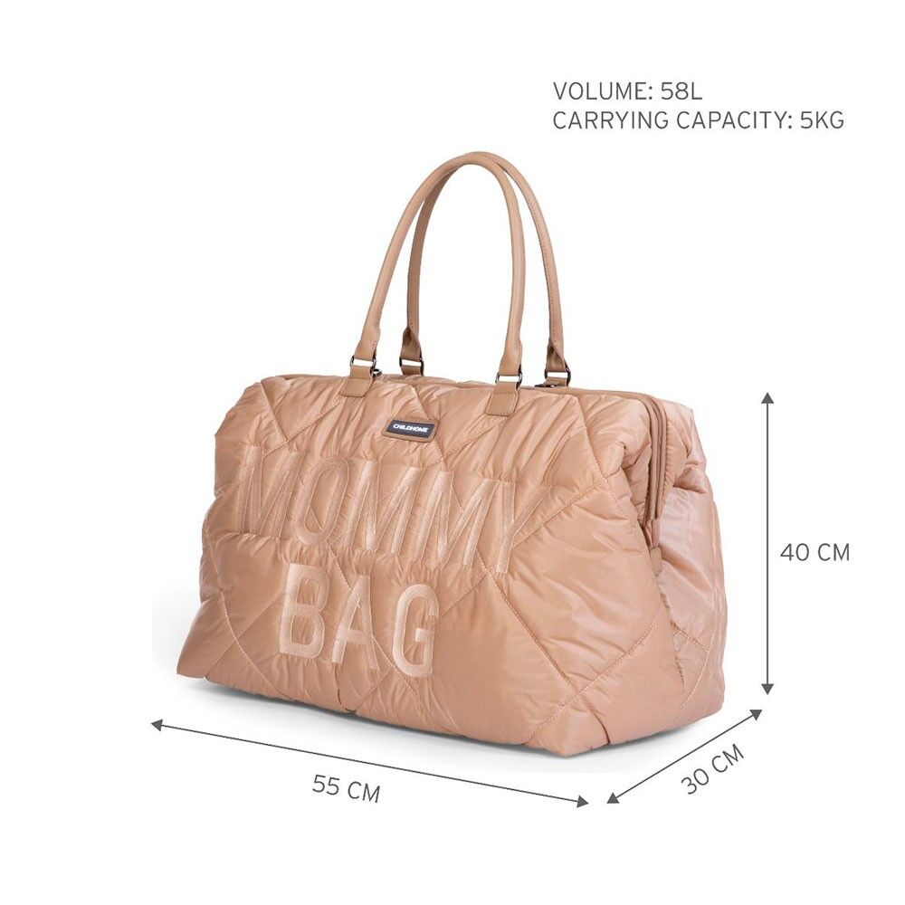 Mommy Bag Puffered Beige