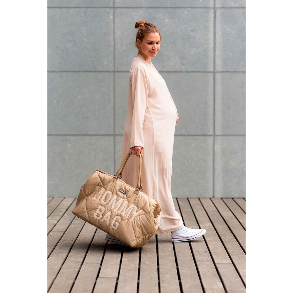 Mommy Bag Puffered Beige