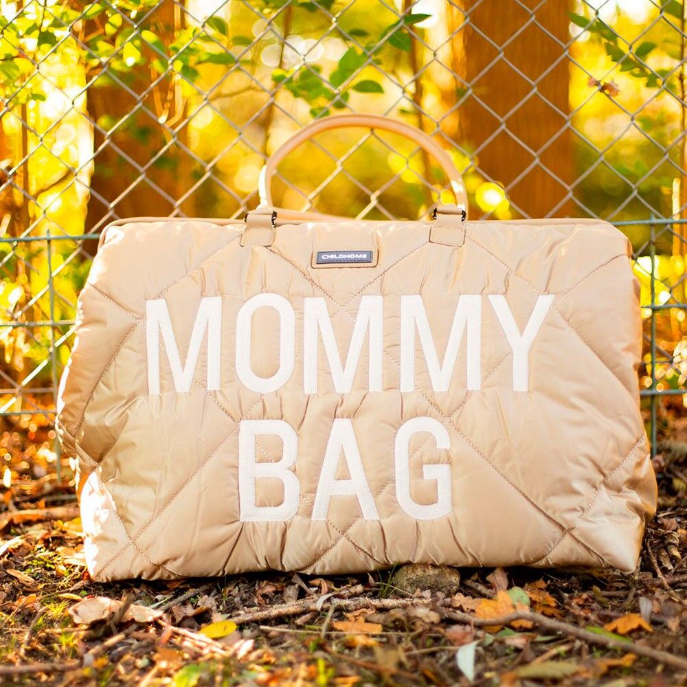 Mommy Bag Puffered Beige