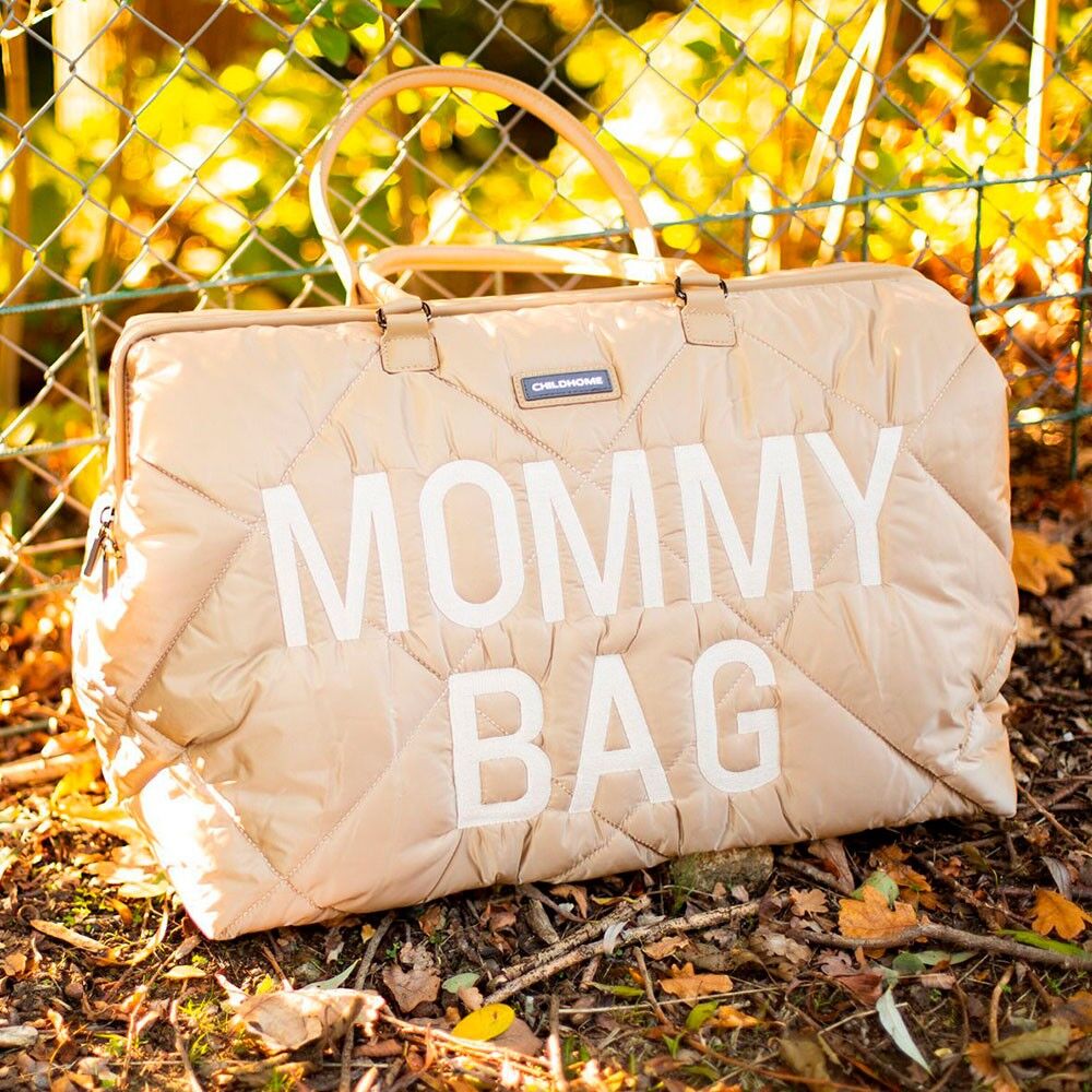 Mommy Bag Puffered Beige