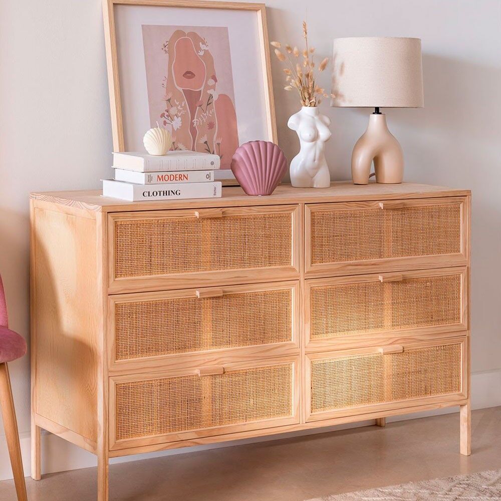 Cómoda Rattan 120*42*76