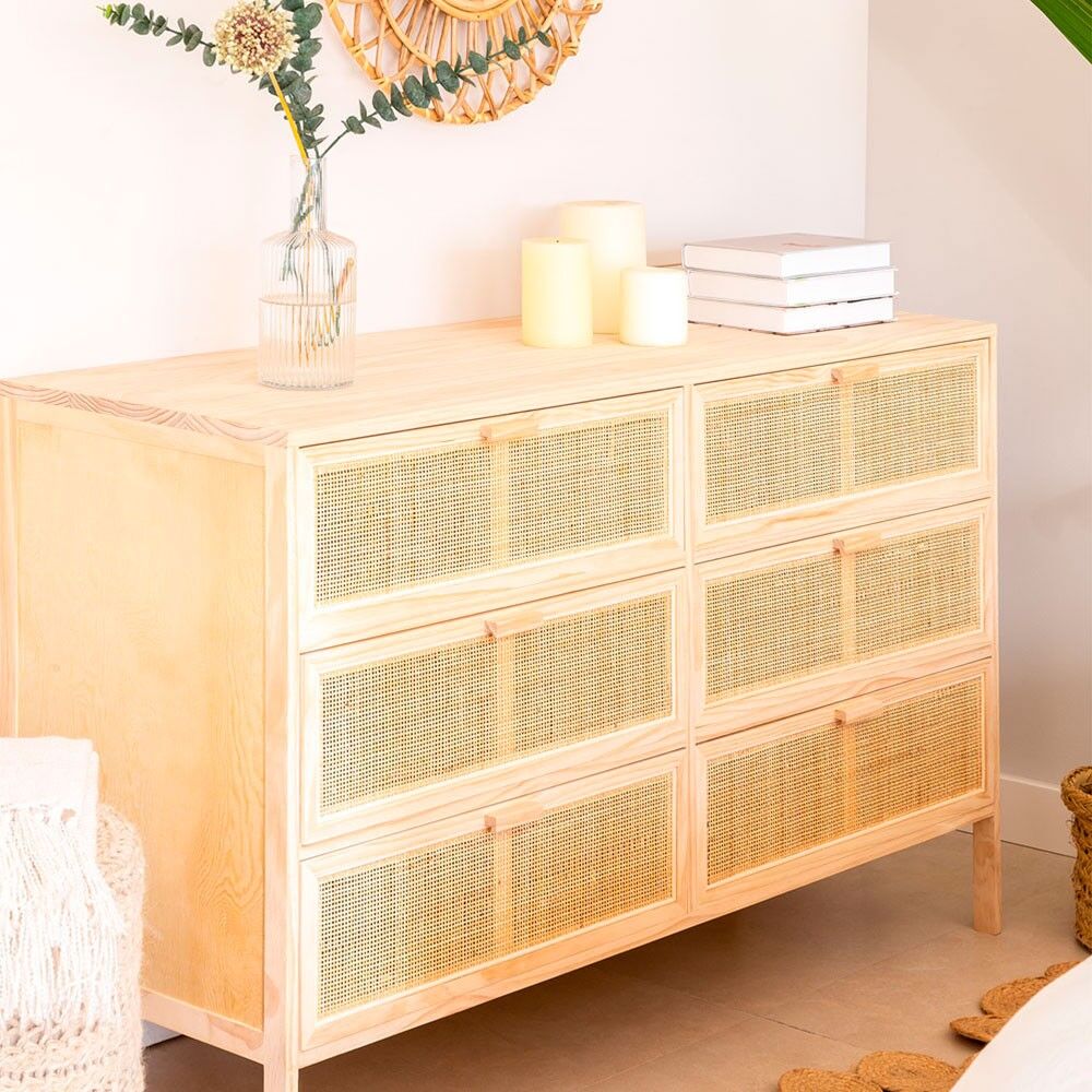 Cómoda Rattan 120*42*76