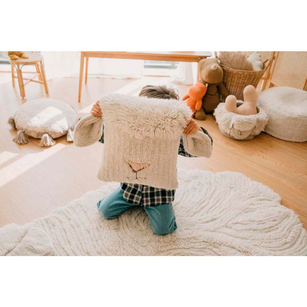 Woolable Cushion Pink Nose Sheep