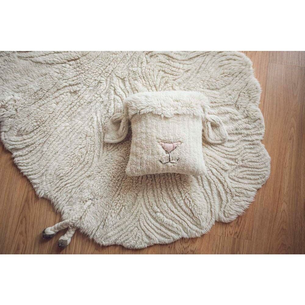 Woolable Cushion Pink Nose Sheep