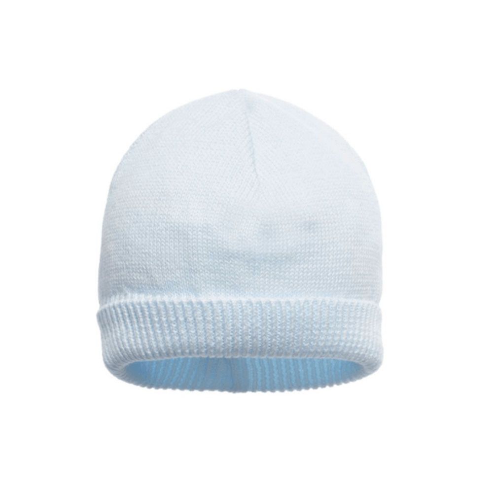 Gorro Tricot Primeiros Dias Celeste