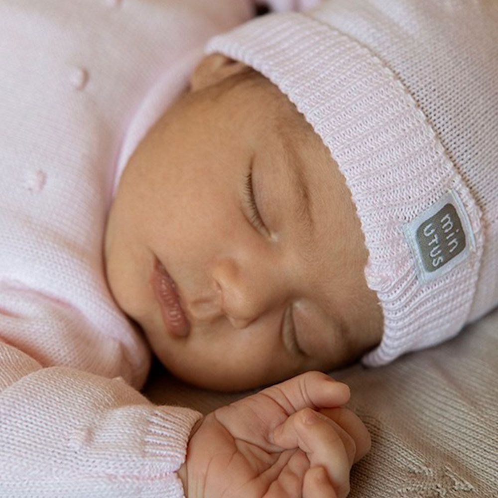 Gorro Tricot Rosa