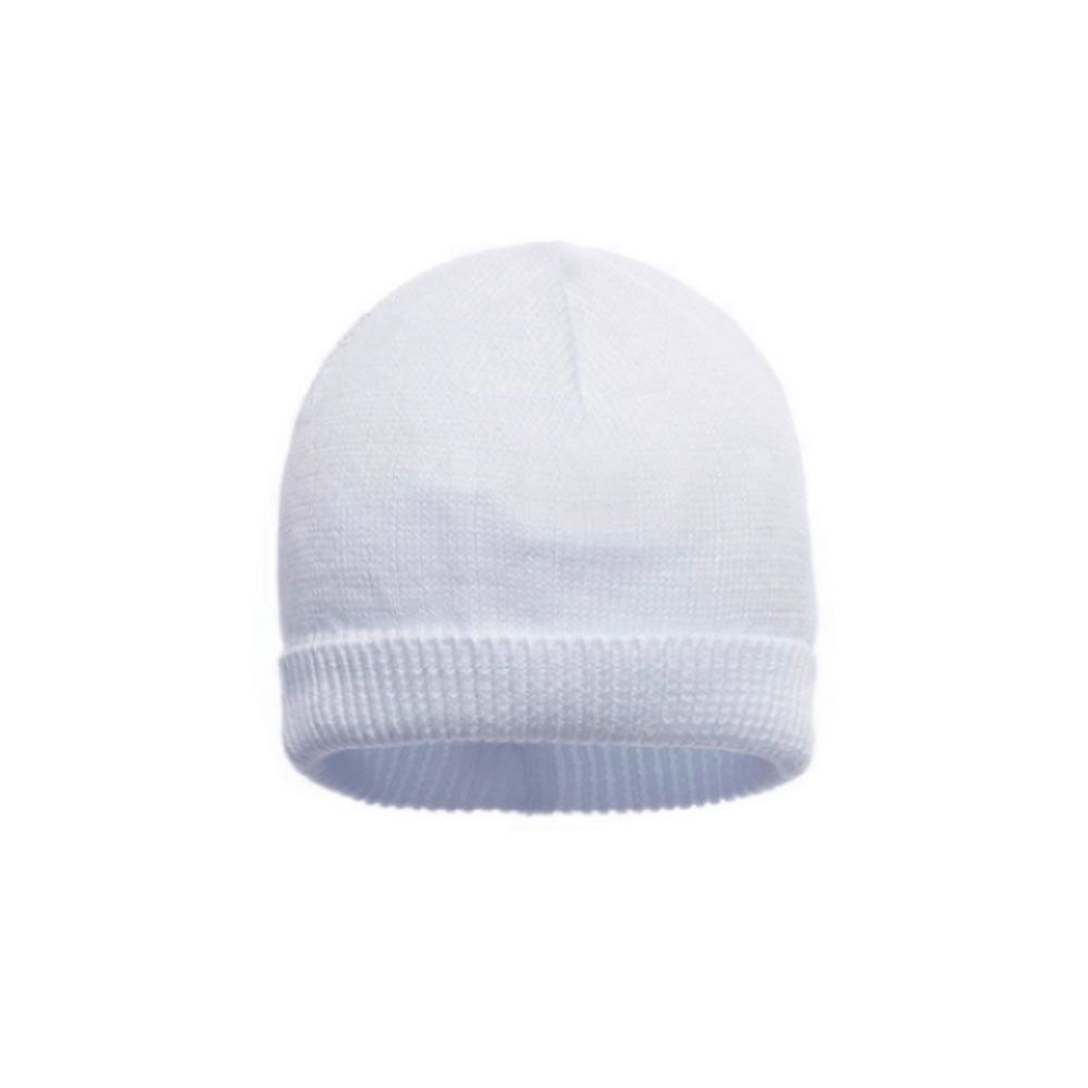 Gorro Tricot Primeiros Dias Branco