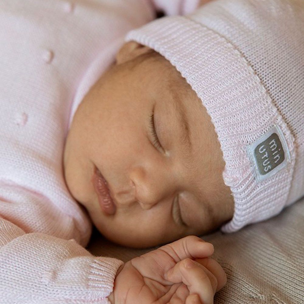 Primeiros Dias 3 Peças Tricot Rosa