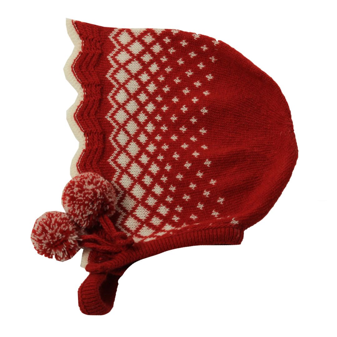  Touca de Malha em Vermelho