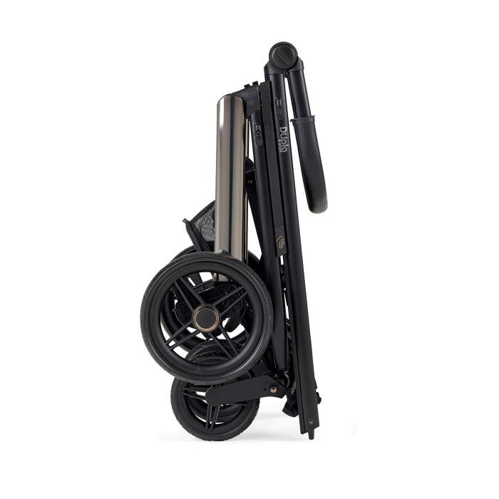 Carrinho de Bébé Dupla Compact para Gémeos + Babycoque (ovo) Nana + Base Isofix - KO330 Preto