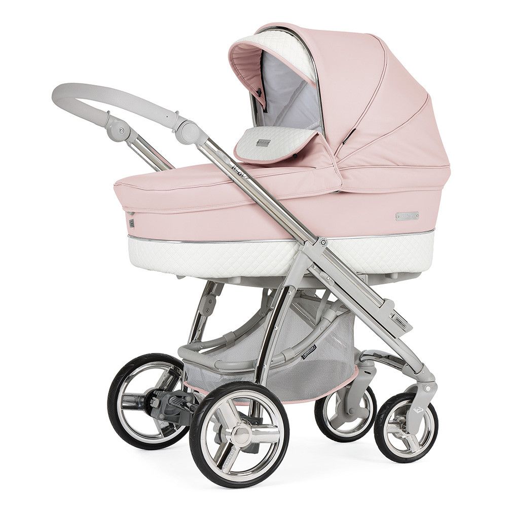 Carrinho de Bebé TRIO Ip-Op XL, Specials collection KP008, Chassis Cromado – Cinza Topo