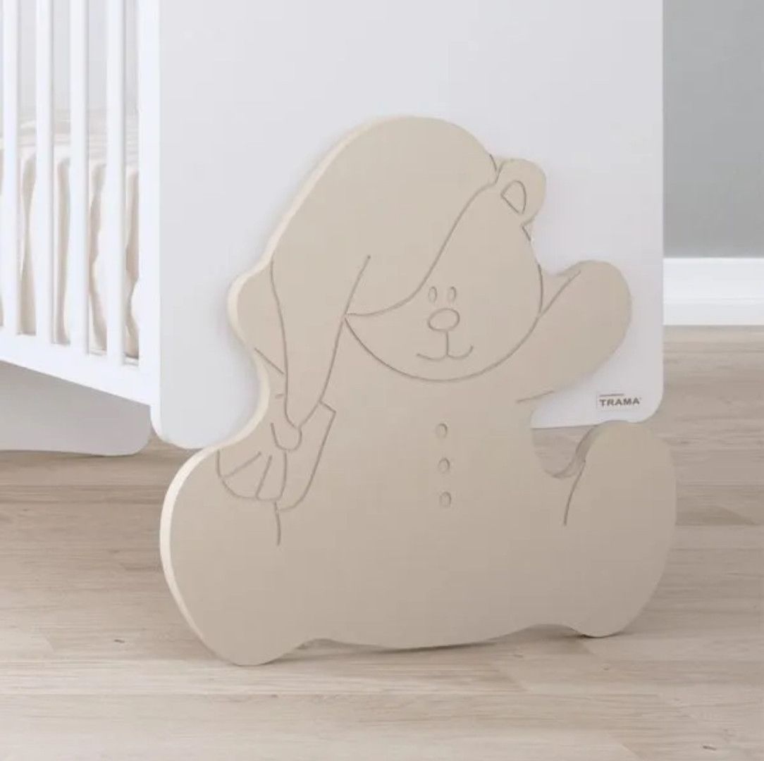 Berço Cosleep Kuma Branco / Bege
