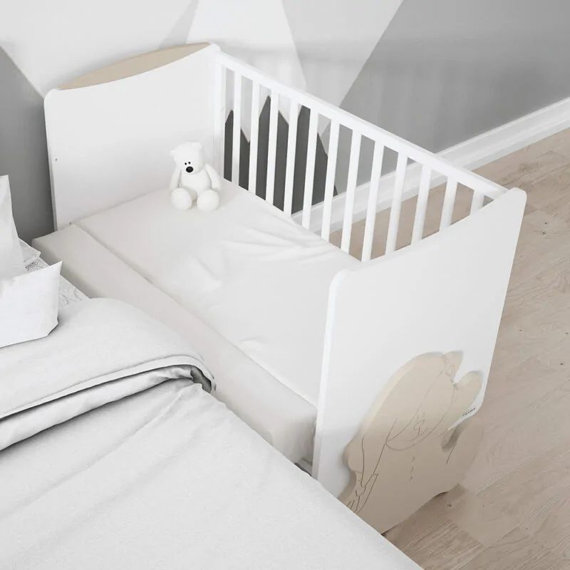 Berço Cosleep Kuma Branco 