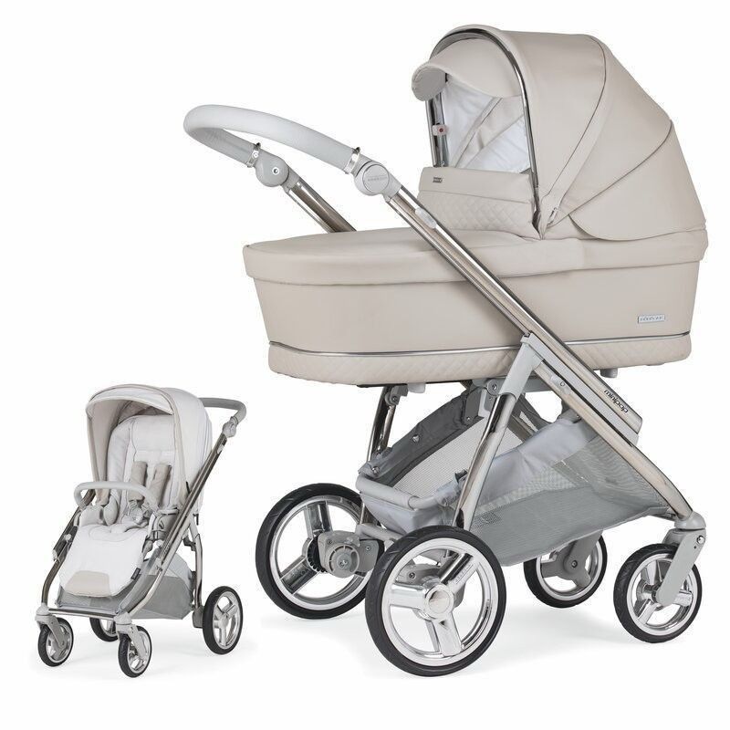 Trio Minipop, Carrinho + Alcofa com Colchão SoftFresh + Babycoque Nana + Base isofix , Chassis Cromado Specials