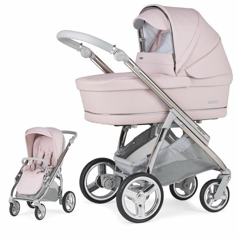 Trio Minipop, Carrinho + Alcofa com Colchão SoftFresh + Babycoque Nana + Base isofix , Chassis Cromado Specials