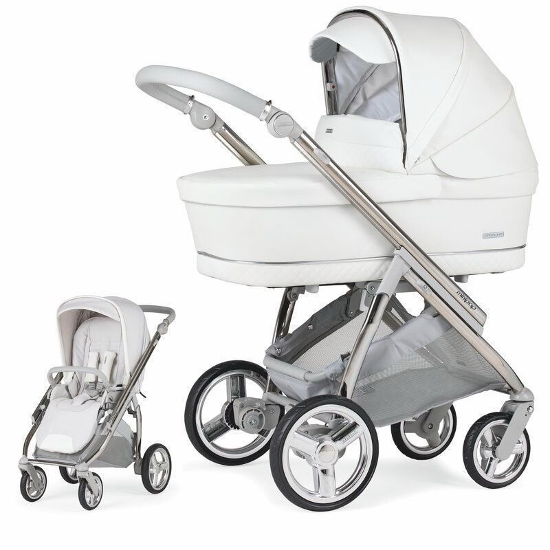 Trio Minipop, Carrinho + Alcofa com Colchão SoftFresh + Babycoque Nana + Base isofix , Chassis Cromado Specials