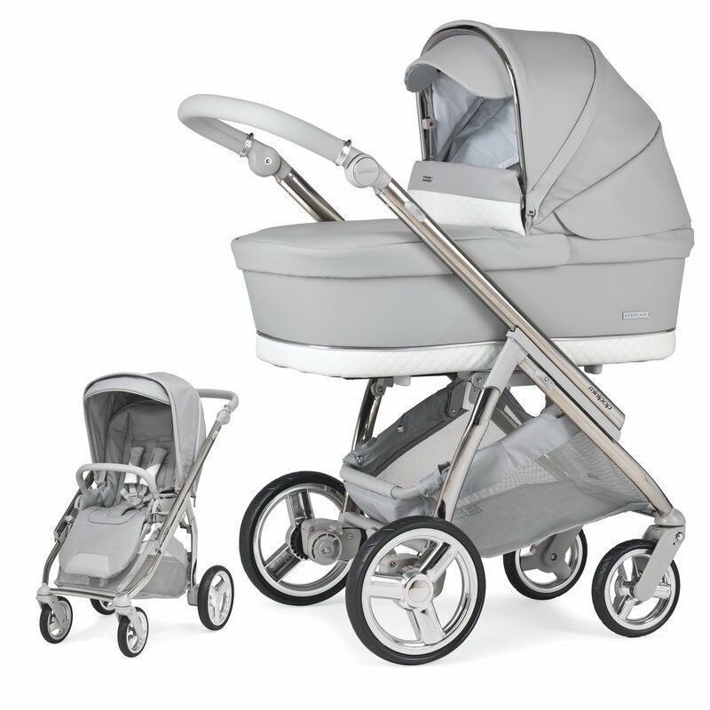Trio Minipop, Carrinho + Alcofa com Colchão SoftFresh + Babycoque Nana + Base isofix , Chassis Cromado Specials