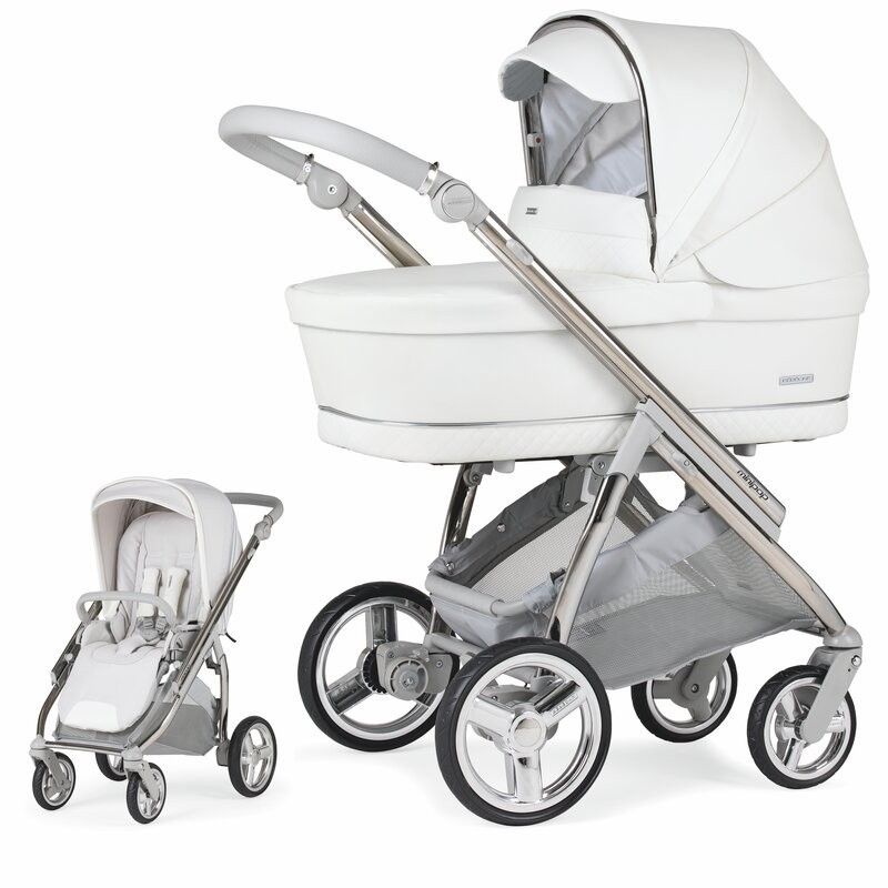 Minipop Duo, Carrinho + Alcofa com colchão softFRESH ,Chassis Cromado Specials KP453 Bébécar
