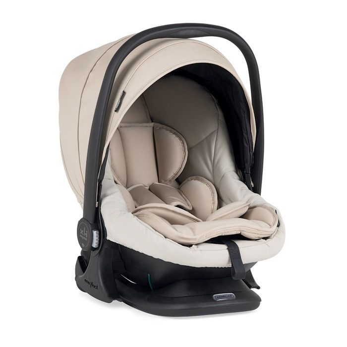Trio Pratika, Carrinho + Alcofa PLW + Babycoque Reclinável Easymaxi XL-i, Chassi Fumé Specials KP372 Bébécar