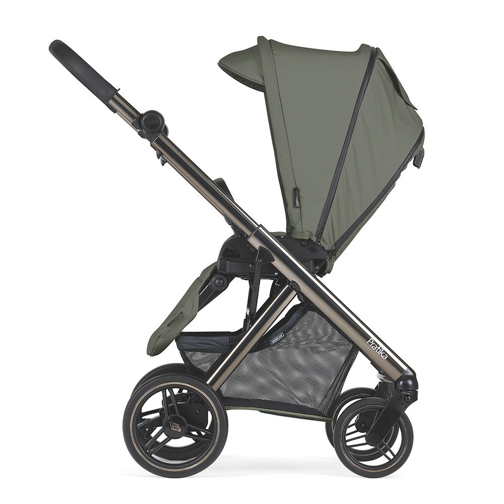 Trio Pratika, Carrinho + Alcofa PLW + Babycoque Reclinável Easymaxi XL-i, Chassi Fumé Specials KP373 Bébécar