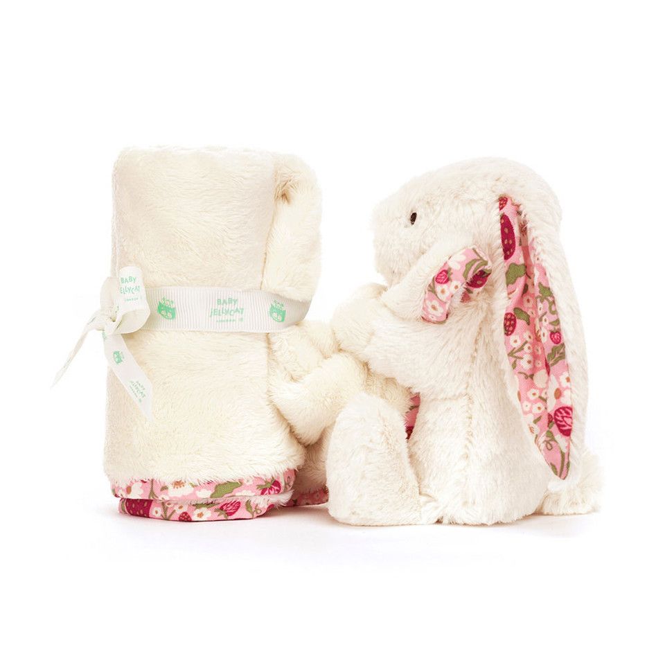 Doudou Coelhinho Tímido Morangos Jellycat