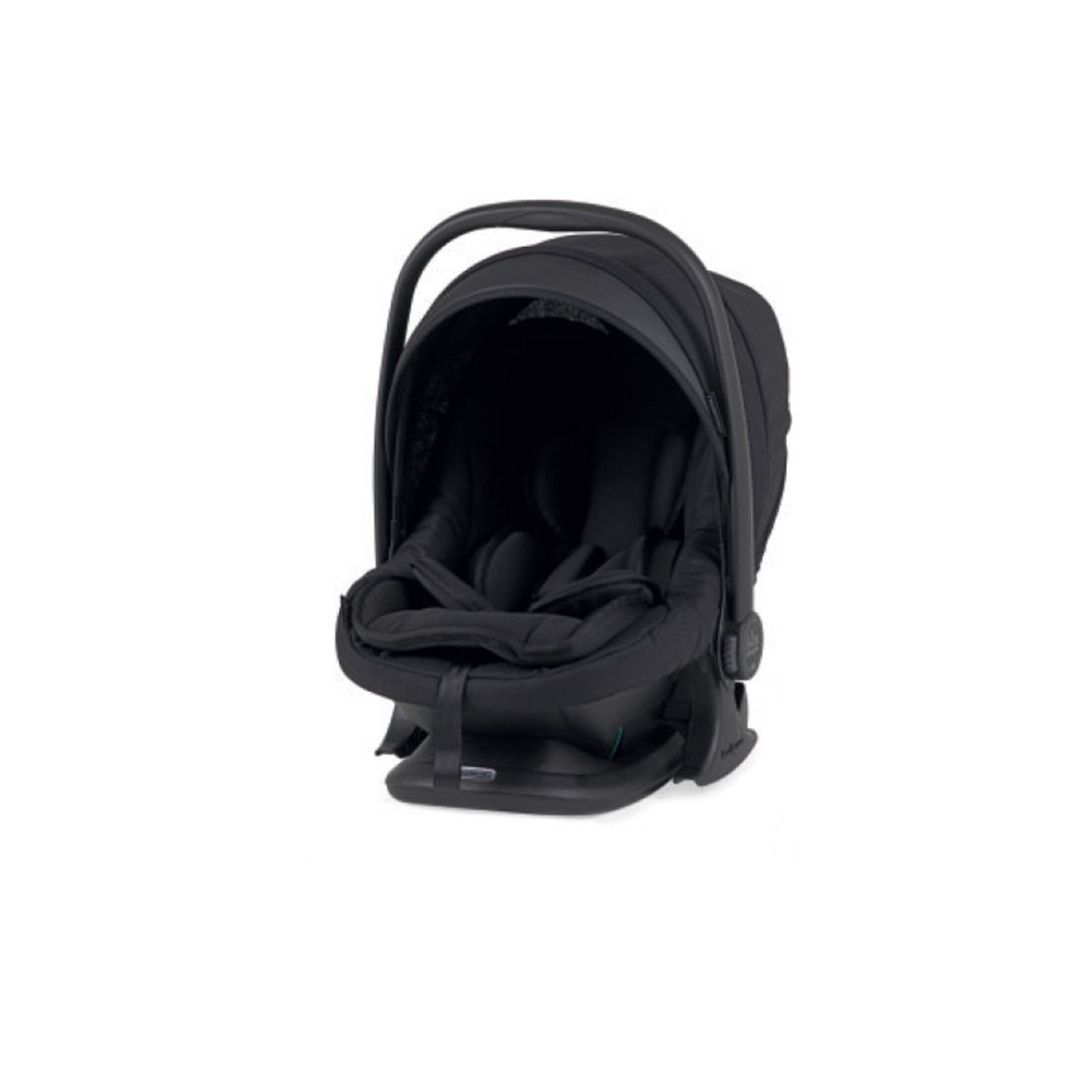 TRIO Prow Compact Preto, Carrinho + Alcofa PL + Babycoque Easymaxi Reclinável XL-I, Actual collection KA410, Chassis Misto Fumé Rose