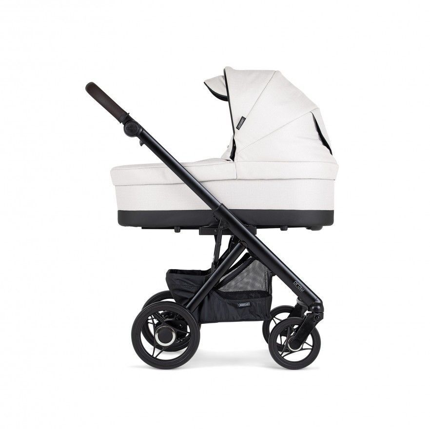 TRIO Prow Compact Bege Claro, Carrinho + Alcofa PL + Babycoque Easymaxi Reclinável XL-I, Actual collection KA411, Chassis Preto