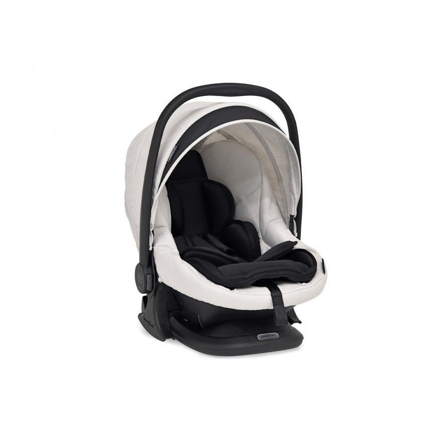 TRIO Prow Compact Bege Claro, Carrinho + Alcofa PL + Babycoque Easymaxi Reclinável XL-I, Actual collection KA411, Chassis Preto