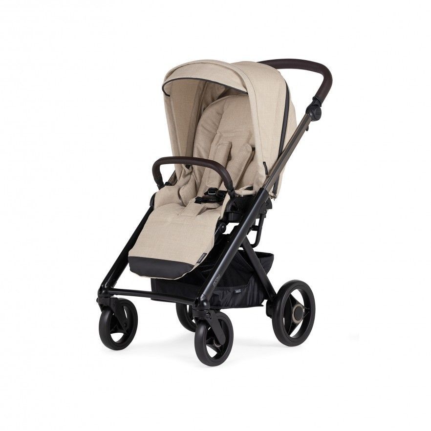 TRIO Prow Compact Bege, Carrinho + Alcofa PL + Babycoque Easymaxi Reclinável XL-I, Actual collection KA412, Chassis Misto Fumé