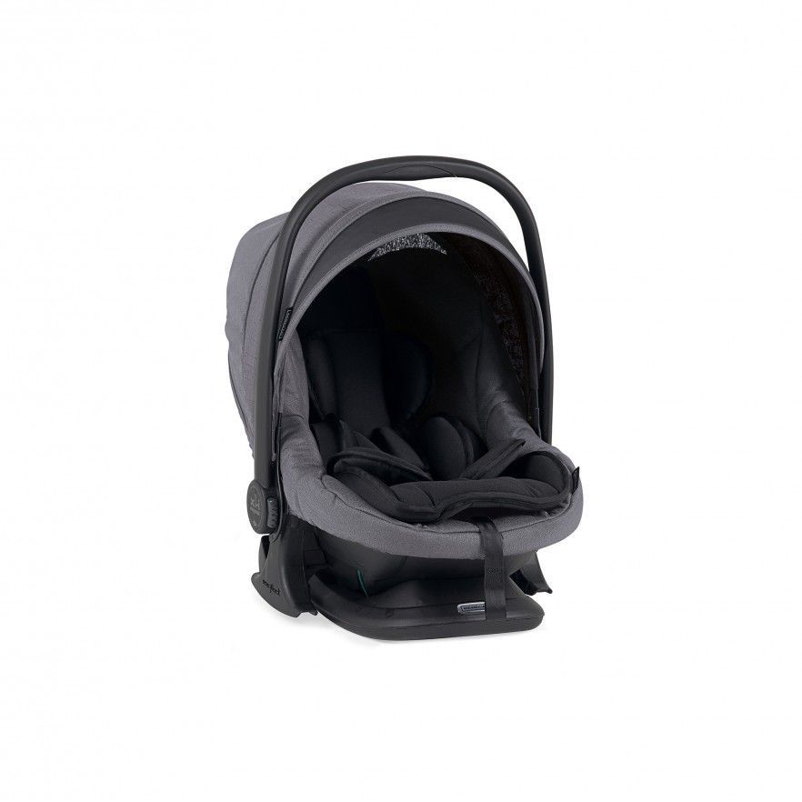 TRIO Prow Compact Cinza Escuro, Carrinho + Alcofa PL + Babycoque Easymaxi Reclinável XL-I, Actual collection KA414, Chassis Preto