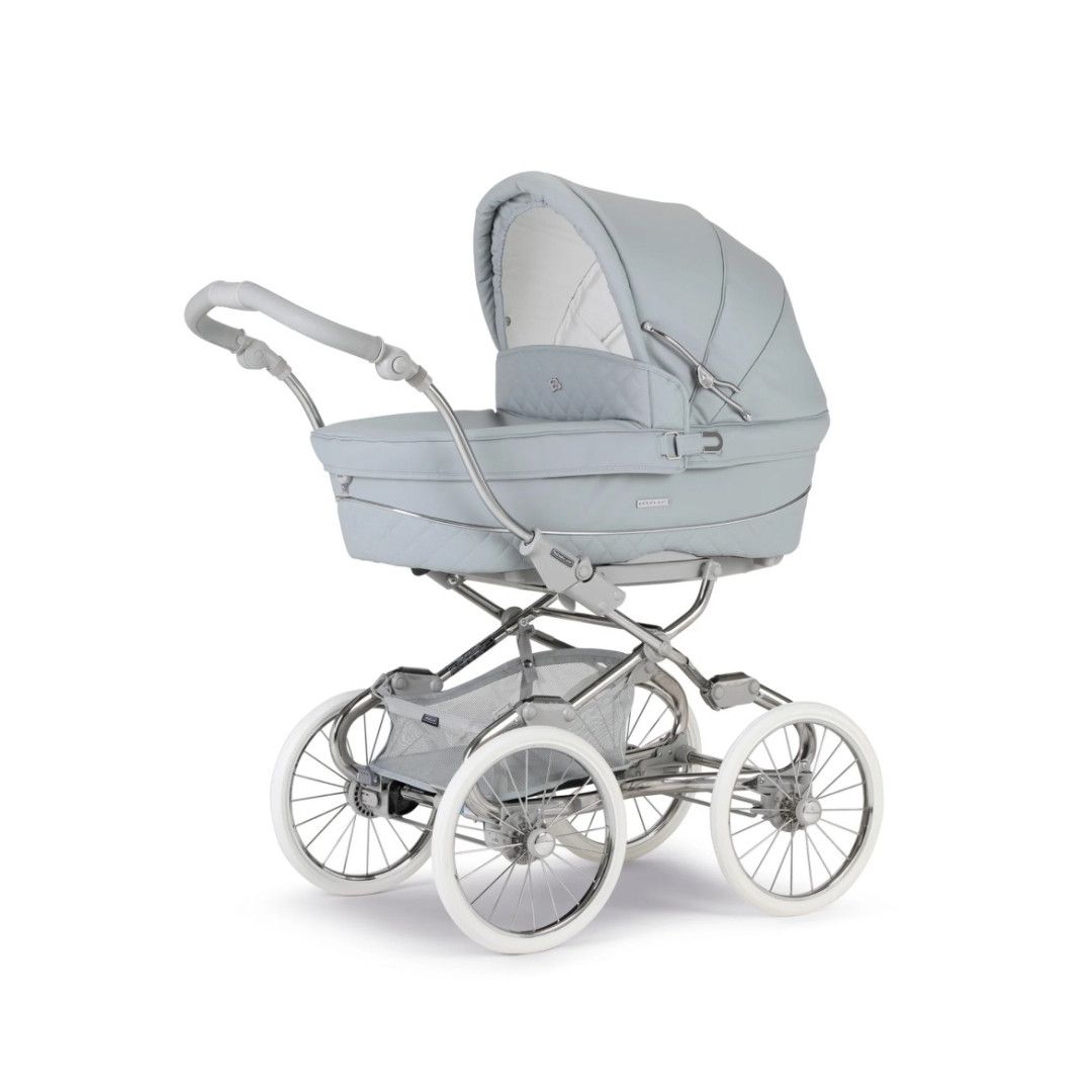 TRIO Stylo Class+ Azul, Carrinho + Alcofa Maxibob LA3 + Babycoque Easymaxi Reclinável XL-I, Specials collection SP363, Chassis Cromado