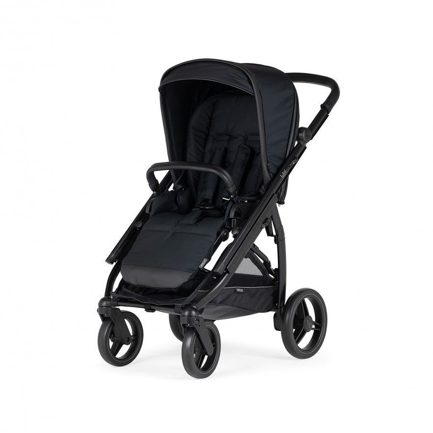 Carrinho de Bébé Duo Wei com Chassis Preto Mate + Babycoque Easymaxi XL-i, I-SIZE, KO330 Preto