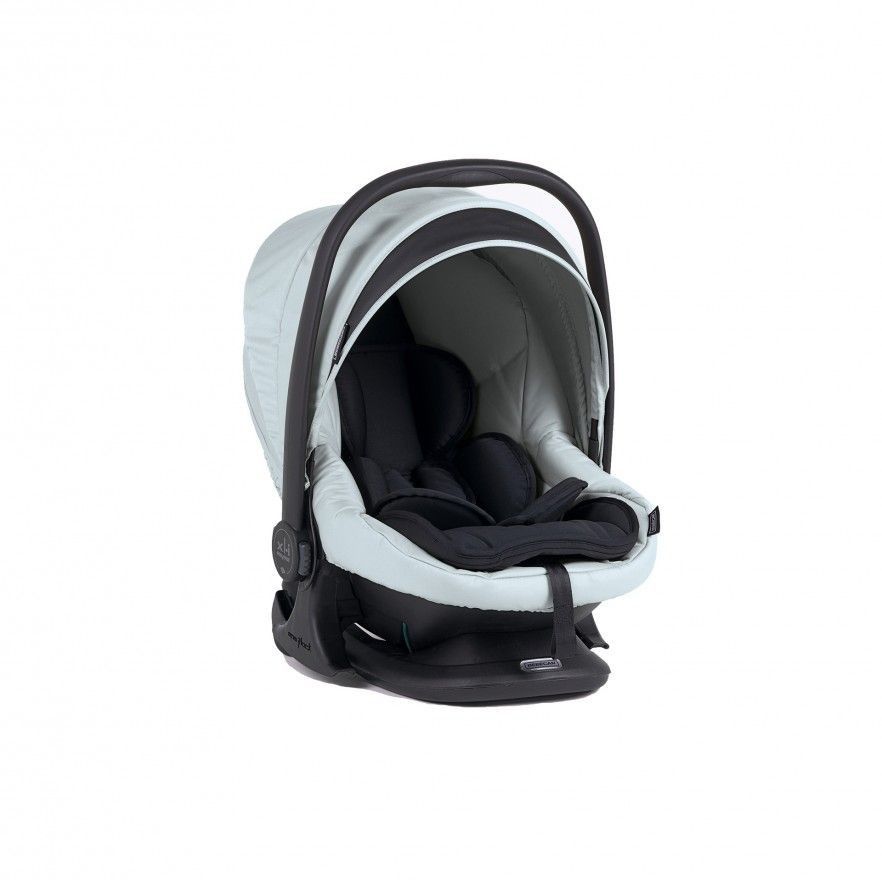 Carrinho de Bébé Duo Wei com Chassis Preto Mate + Babycoque Easymaxi XL-i, I-SIZE, KO333 Azul