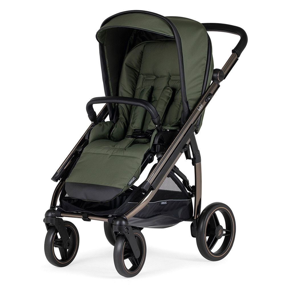 Carrinho de Bébé Duo Wei com Chassis Fumé + Babycoque Easymaxi XL-i, I-SIZE, KO334 Verde