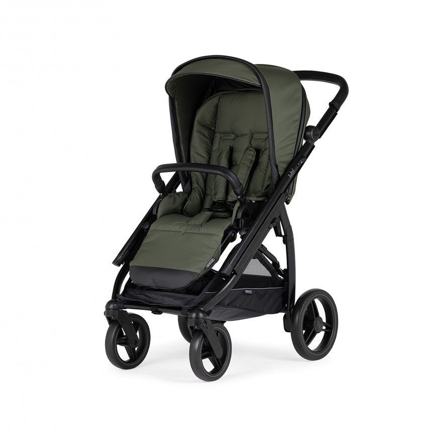 Carrinho de Bébé Duo Wei com Chassis Preto Mate + Babycoque Easymaxi XL-i, I-SIZE, KO334 Verde