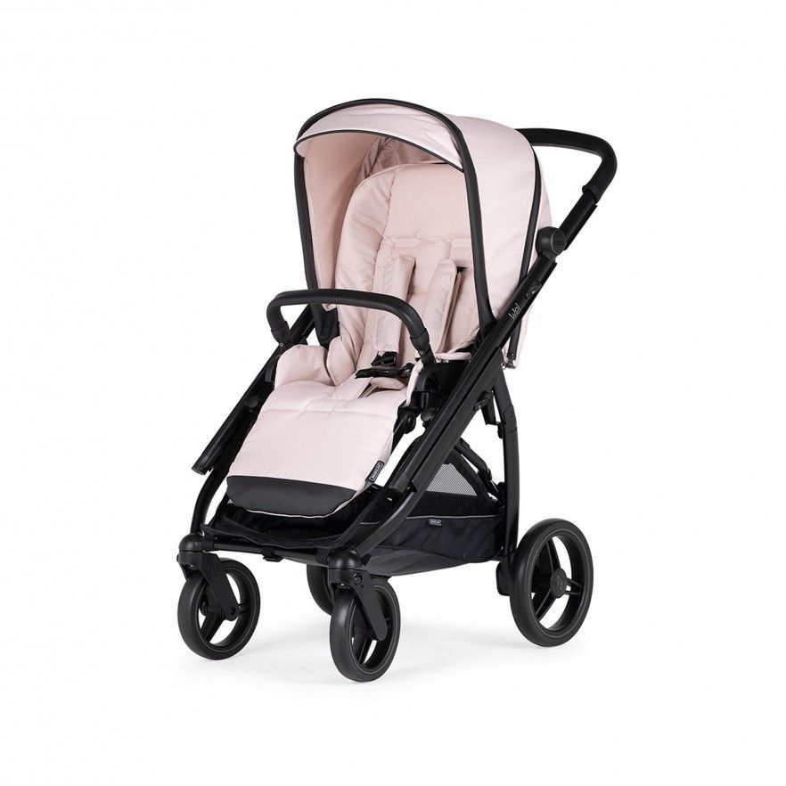 Carrinho de Bébé Duo Wei com Chassis Preto Mate + Babycoque Easymaxi XL-i, I-SIZE, KO330 Preto