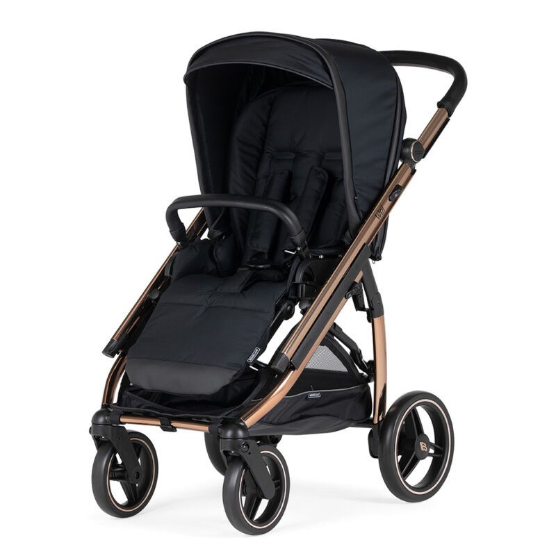 Trio Wei, Carrinho + Alcofa PLW + Babycoque Reclinável Easymaxi XL-i, Chassis Rose Gold KO330 Bébécar