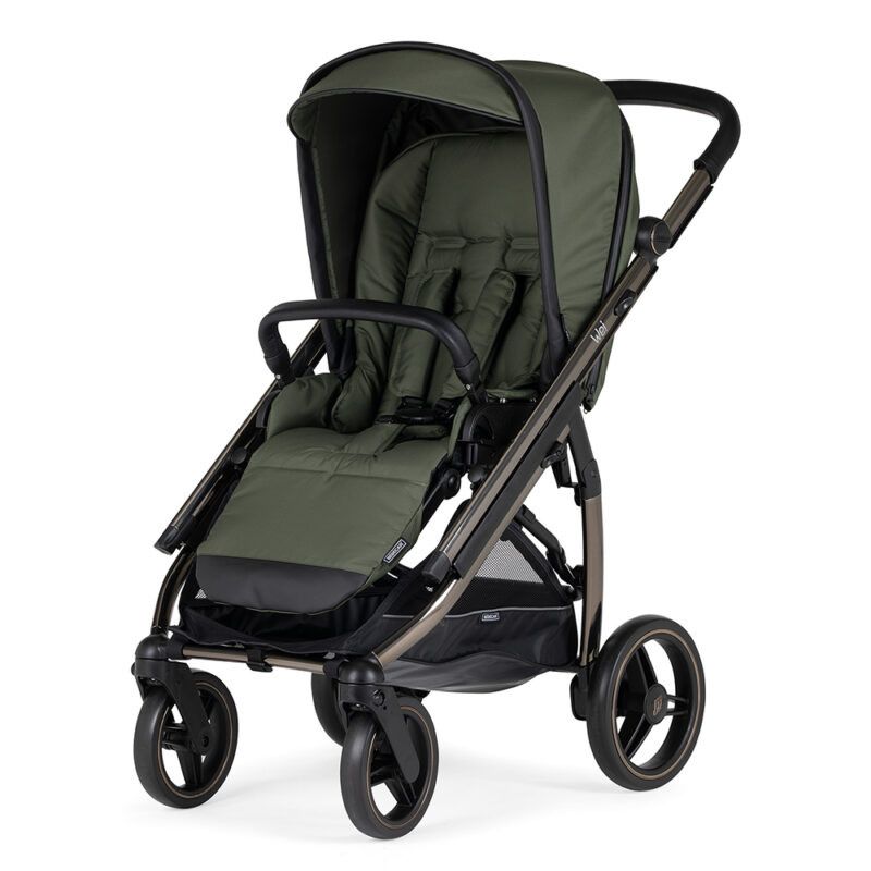 Trio Wei, Carrinho + Alcofa PLW + Babycoque Reclinável Easymaxi XL-i, Chassis Fumé KO334 Bébécar