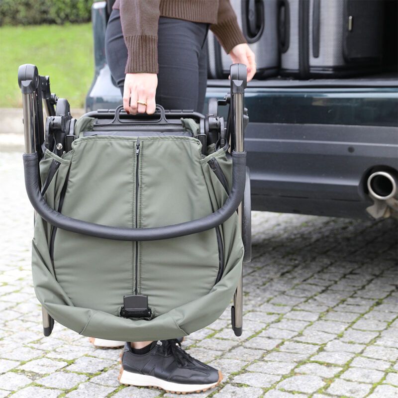 Trio Wei, Carrinho + Alcofa PLW + Babycoque Reclinável Easymaxi XL-i, Chassis Fumé KO334 Bébécar