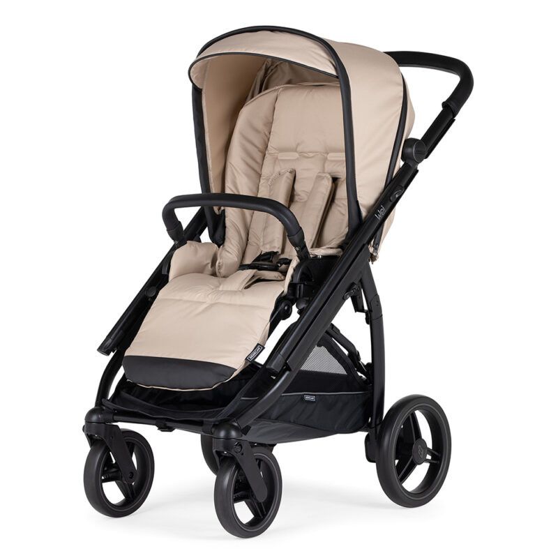 Trio Wei, Carrinho + Alcofa PLW + Babycoque Reclinável Easymaxi XL-i, Chassis Preto Mate KO335 Bébécar